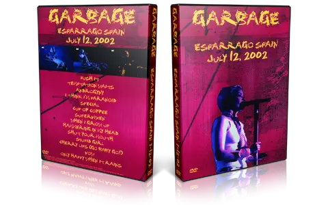 Artwork Cover of Garbage 2002-07-12 DVD Festival Internacional Esparrago Proshot