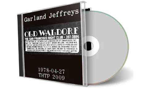 Artwork Cover of Garland Jeffreys 1978-04-27 CD San Francisco Soundboard