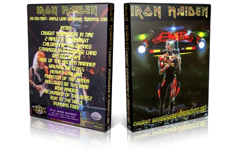 Artwork Cover of Iron Maiden 1987-03-20 DVD Toronto Audience