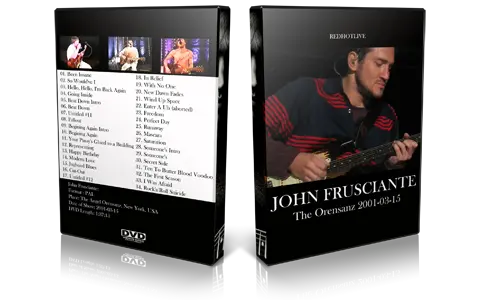 Artwork Cover of John Frusciante 2001-03-15 DVD New York City Audience