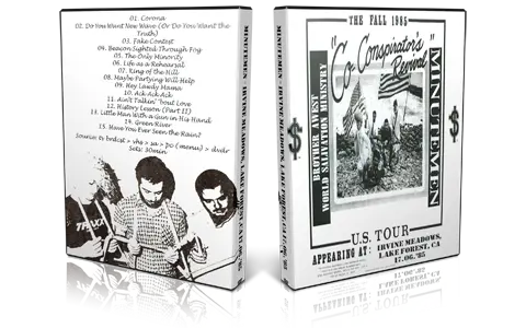 Artwork Cover of Minutemen 1985-06-17 DVD Lake Forest Proshot