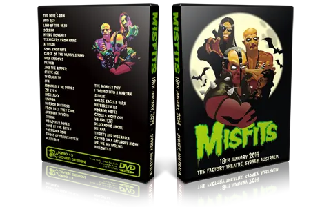 Artwork Cover of Misfits 2014-01-18 DVD Sydney Audience