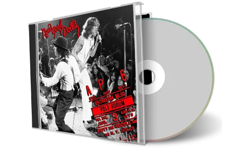 Artwork Cover of New York Dolls 1973-08-03 CD New York Audience