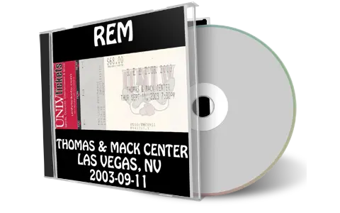 Artwork Cover of REM 2003-09-11 CD Las Vegas Audience