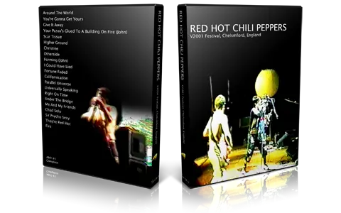 Artwork Cover of Red Hot Chili Peppers 2001-08-19 DVD Chelsemford Audience