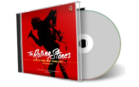 Artwork Cover of Rolling Stones 1975-06-27 CD New York City Audience