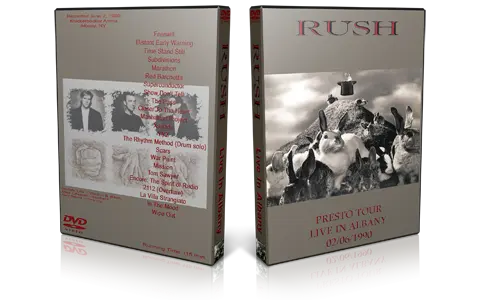 Artwork Cover of Rush 1990-06-02 DVD Albany Audience
