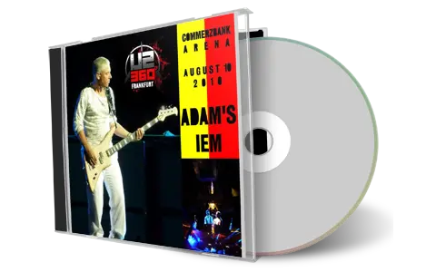 Artwork Cover of U2 2010-08-10 CD Frankfurt Soundboard