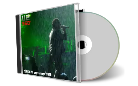 Artwork Cover of U2 2010-09-12 CD Zurich Soundboard