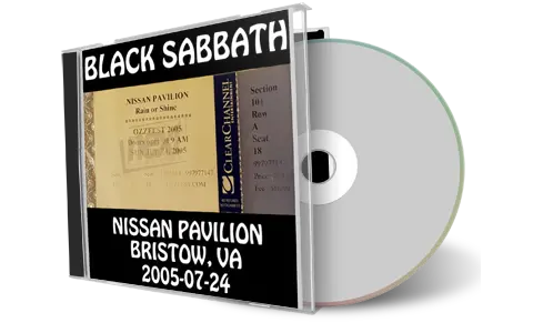 Artwork Cover of Black Sabbath 2005-07-24 CD Bristow Audience