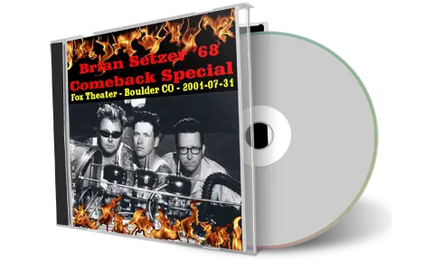 Artwork Cover of Brian Setzer 2001-07-31 CD Boulder Audience