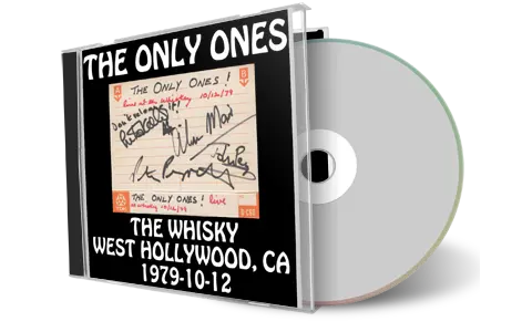 Artwork Cover of The Only Ones 1979-10-12 CD West Hollywood Audience