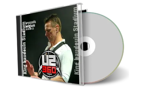 Artwork Cover of U2 2010-09-23 CD Bruxelles Soundboard
