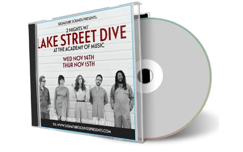 Artwork Cover of Lake Street Dive 2018-11-15 CD Northampton Audience