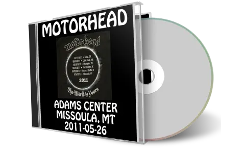 Artwork Cover of Motorhead 2011-05-26 CD Missoula Audience