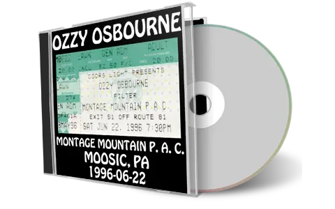 Artwork Cover of Ozzy Osbourne 1996-06-22 CD Moosic Audience