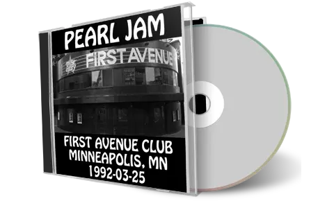 Artwork Cover of Pearl Jam 1992-03-25 CD Minneapolis Audience