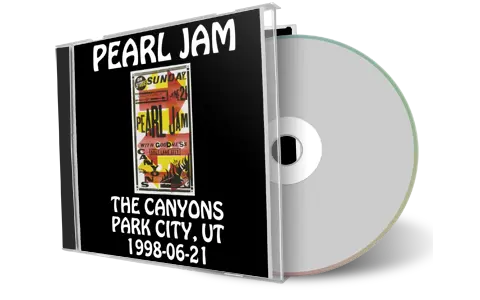 Artwork Cover of Pearl Jam 1998-06-21 CD Park City Audience