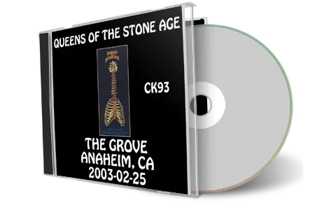 Artwork Cover of Queens of The Stone Age 2003-02-25 CD Anaheim Audience