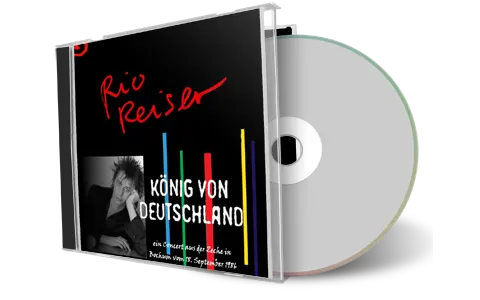 Artwork Cover of Rio Reiser 1986-09-18 CD Bochum Audience