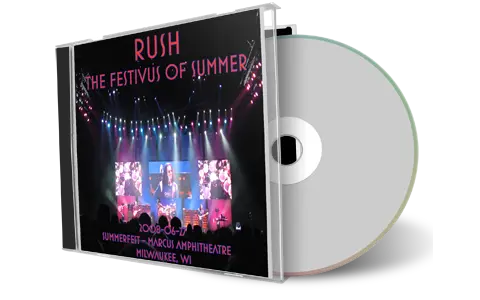 Artwork Cover of Rush 2008-06-27 CD Milwaukee Audience