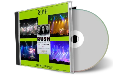 Artwork Cover of Rush 2008-07-04 CD Atlantic City Audience