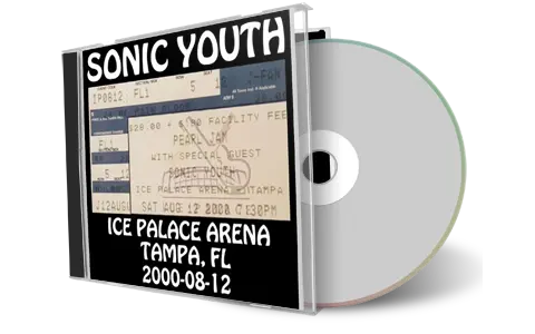 Artwork Cover of Sonic Youth 2000-08-12 CD Tampa Audience