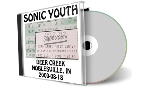 Artwork Cover of Sonic Youth 2000-08-18 CD Noblesville Audience