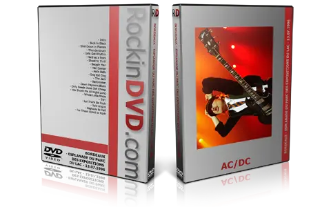 Artwork Cover of ACDC 1996-07-13 DVD Bordeaux Audience