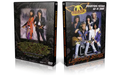 Artwork Cover of Aerosmith 1988-02-15 DVD Houston Proshot