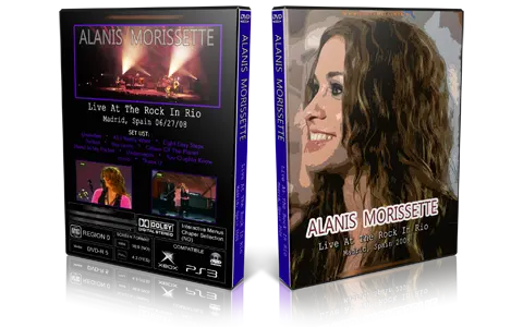 Artwork Cover of Alanis Morissette 2008-06-27 DVD Rock In Rio Proshot