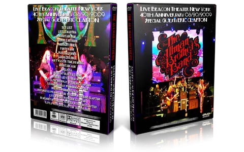 Artwork Cover of Allman Brothers Band 2009-03-20 DVD New York City Proshot