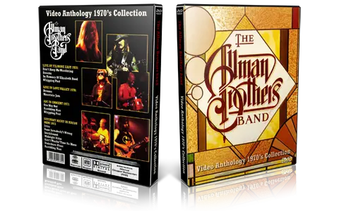 Artwork Cover of Allman Brothers Band Compilation DVD Video Anthology 1970 Proshot