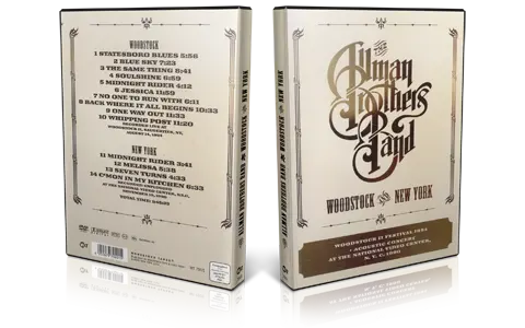 Artwork Cover of Allman Brothers Band Compilation DVD Woodstock 1994 Proshot