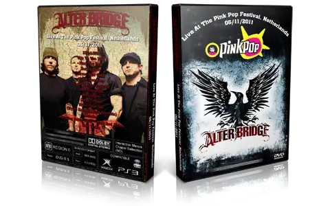 Artwork Cover of Alter Bridge 2011-06-11 DVD Pink Pop Festival Proshot