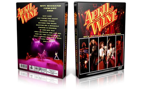 Artwork Cover of April Wine 1982-09-24 DVD MTV Weekend Concert Proshot