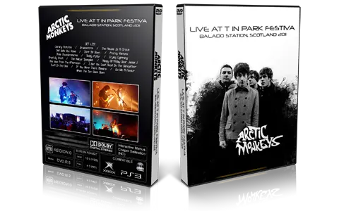 Artwork Cover of Artic Monkeys 2011-07-08 DVD T In The Park Festival Proshot
