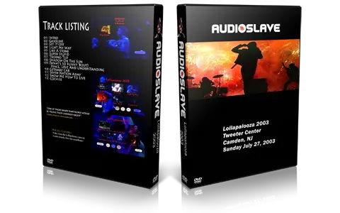 Artwork Cover of Audioslave 2003-07-27 DVD Lollapalooza Proshot