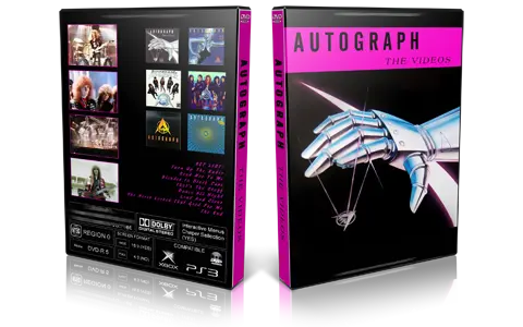 Artwork Cover of Autograph Compilation DVD The Videos 1984-1987 Proshot