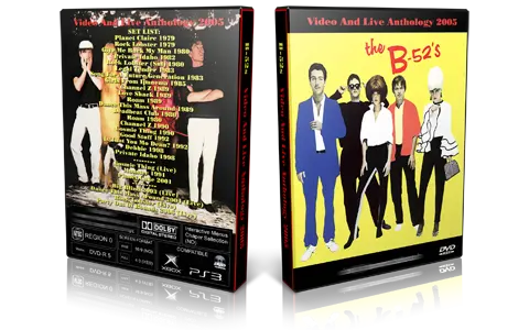 Artwork Cover of The B-52s Compilation DVD Video And Live Anthology 2005 Proshot