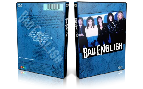 Artwork Cover of Bad English Compilation DVD The Videos 1990 Proshot