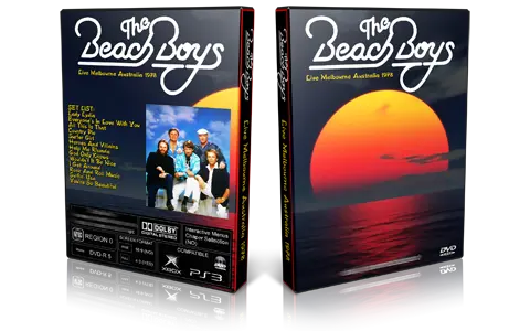 Artwork Cover of Beach Boys Compilation DVD Melbourne 1978 Proshot