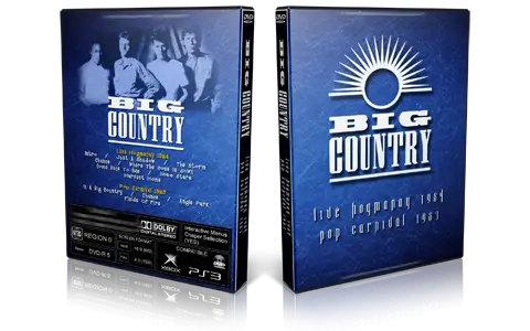 Artwork Cover of Big Country Compilation DVD Hogmanay 1984 Proshot