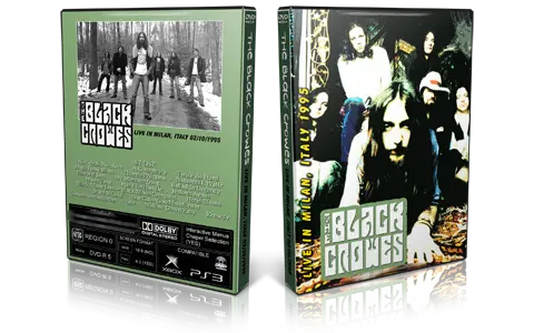 Artwork Cover of Black Crowes 1995-02-10 DVD Milan Proshot