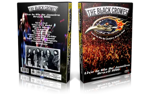 Artwork Cover of Black Crowes Compilation DVD Rio de Janeiro 1996 Proshot