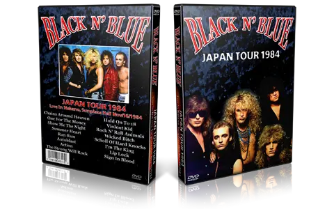 Artwork Cover of Black N Blue 1984-11-16 DVD Tokyo Proshot