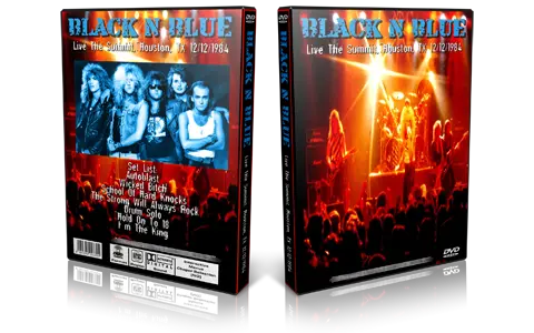 Artwork Cover of Black N Blue 1984-12-12 DVD Houston Proshot
