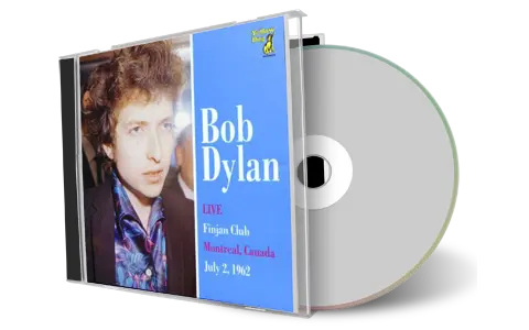 Artwork Cover of Bob Dylan 1962-07-02 CD Montreal Soundboard