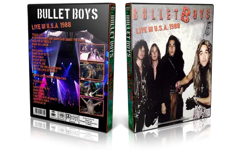 Artwork Cover of Bullet Boys Compilation DVD Live In USA 1988 Proshot