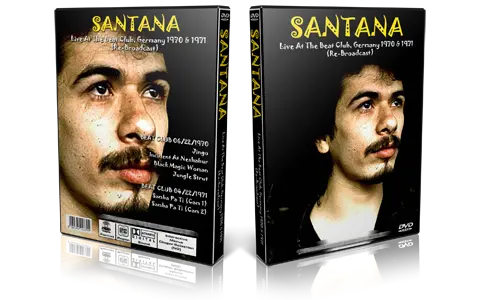 Artwork Cover of Carlos Santana 1970-06-22 DVD Beat Club Proshot